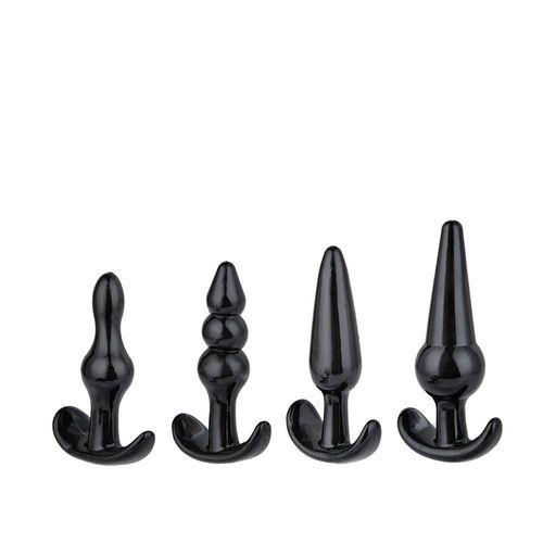 Plug-Quatro Anal Plugs Starter Set- 4-Pack Black na Arena.pl