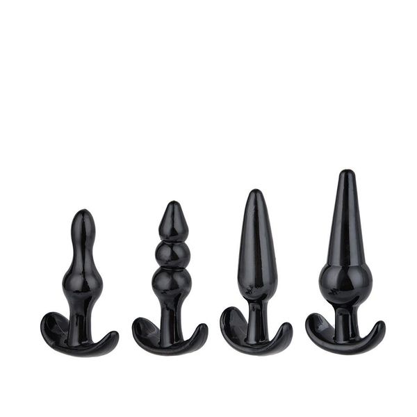 Plug-Quatro Anal Plugs Starter Set- 4-Pack Black zdjęcie 9