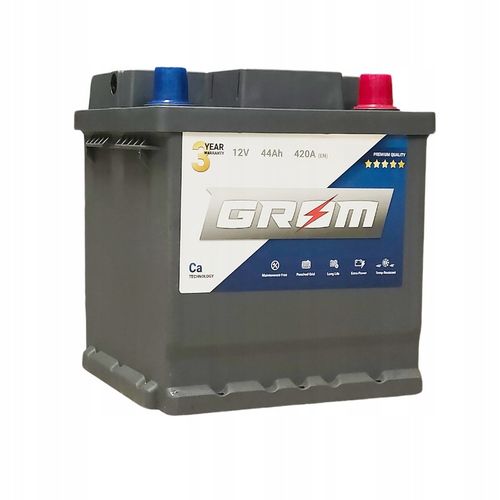 Akumulator Grom 44Ah 420A EN Kostka PRAWY PLUS na Arena.pl