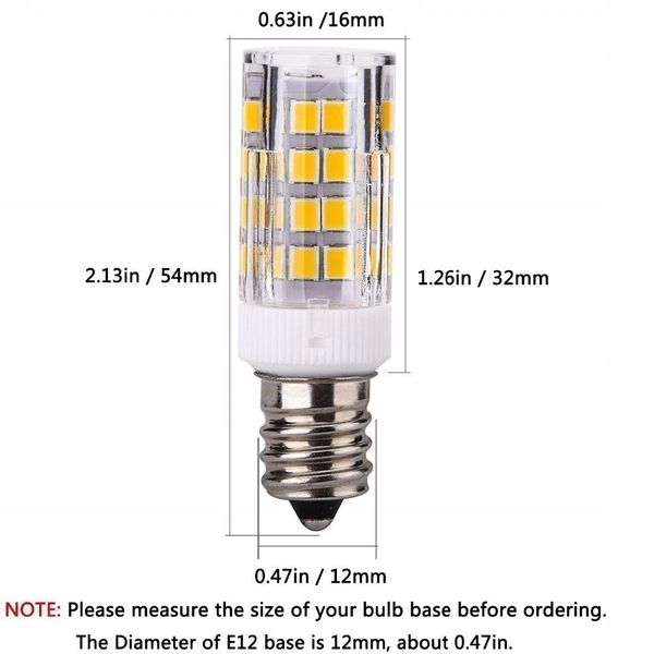 ŻARÓWKA LED E14 5W 51 SMD MINI CIEPŁA/ZIMNA W-WA zdjęcie 9