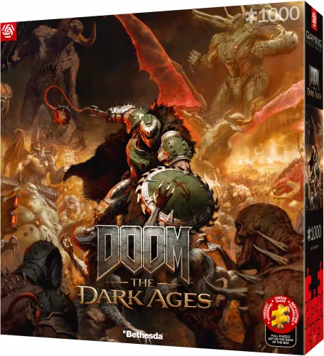 Puzzle 1000 elementów. Doom. The Dark Ages. Slayer's Rage na Arena.pl