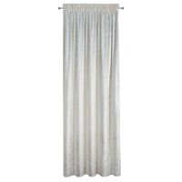 Zasłona gotowa AVENA 135x270 biała szampański welwet taśma