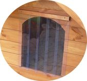 KURTYNA, WIATROŁAP, ZASŁONA DO BUDY PSA 50x60