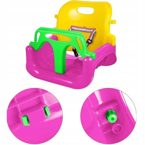 Huśtawka Ogrodowa Modułowa domowa dla Dzieci 3w1 Mocna na Linach Bezpieczna na Arena.pl