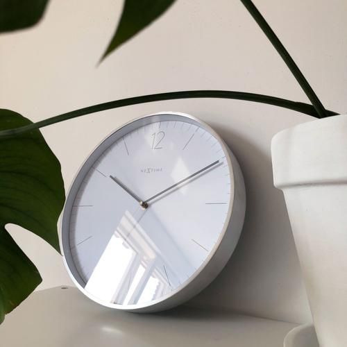 Zegar ścienny NeXtime Essential Silver 3254 WI na Arena.pl