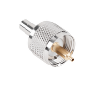 WTY0489 Wtyk UHF-(CB) RG58 zaciskany