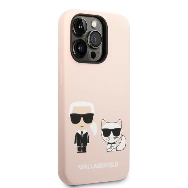 Etui Karl Lagerfeld do iPhone 14 Pro Max, Różowy, MagSafe zdjęcie 4
