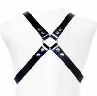 svenjoyment leather body - skorzana uprząż z regulacją rozmiaru s-xl