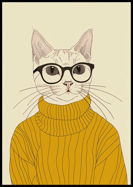 Plakat 59,4x84,1cm Intelektualista zdjęcie 2