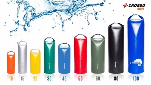 Pomarańczowy worek Crosso Dry Bag / 20 l na Arena.pl