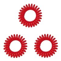 Fox Spring Hair Ring Gumki Do Włosów 3x Czerwone Art. 1507047
