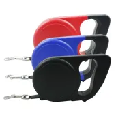 Smycz automatyczna RED BLUE BLACK 3 m wytrzymała do 20 kg dla psa