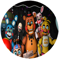 Opłatek na tort FNAF Five Nights at Freddy's
