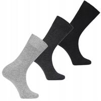 Skarpety Wełniane Skarpetki z Wełny Ciepłe Zimowe Wysokie 3-PAK MORAJ 43-45