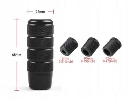 Gałka zmiany biegów UNIWERSALNA Tuning 95mm Niebiesko-Złoty na Arena.pl