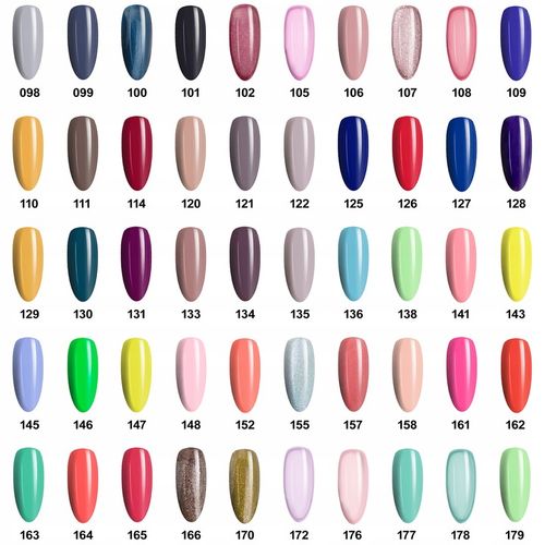 10x Lakier Hybrydowy NTN 5g Pastele Brokaty Drobinki Wybór Kolorów na Arena.pl