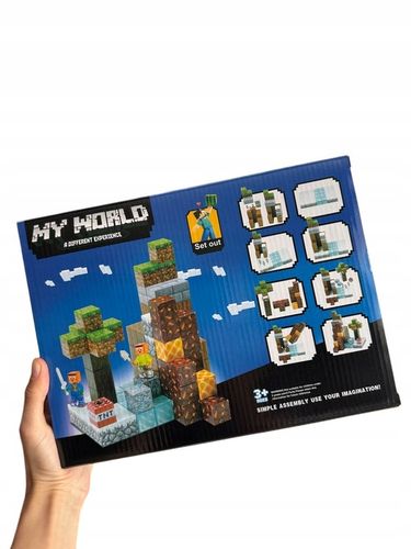 Klocki Magnetyczne 87 el. w Stylu Minecraft dla Dzieci 3+ na Arena.pl