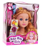 Blond Głowa Do Stylizacji + Akcesoria