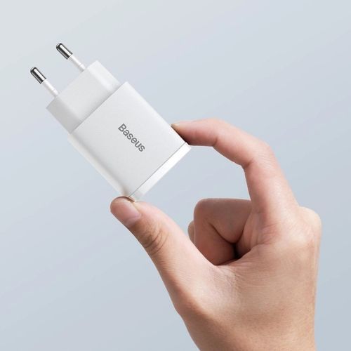 Szybka ładowarka sieciowa USB-A / USB-C Baseus Compact CCXJ-B02 20W 3A PD Q na Arena.pl