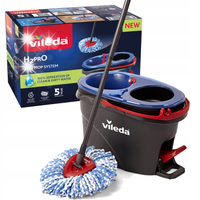 Zestaw mop obrotowy z wiadrem Vileda H2prO pojemnik na brudną i czystą wodę