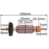 Wirnik MAKITA 9565CV 9565CR 9565C 9564CV koło