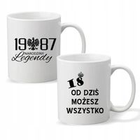 Kubek z nadrukiem PREZENT ROK NARODZINY LEGENDY