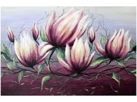 60X40CM KWIAT MAGNOLII OBRAZ