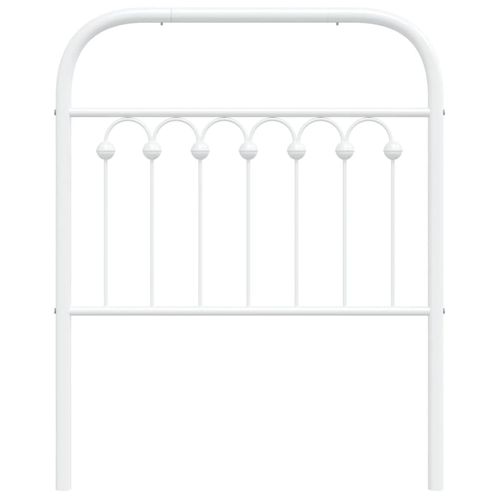 Metalowe wezgłowie, białe, 80 cm na Arena.pl