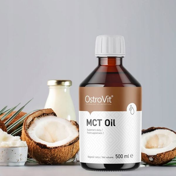 OstroVit MCT Oil 500 ml x2 DOBRE KWASY REDUKCJA Olej MCT C8 C10 Keto zdjęcie 6
