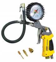 STANLEY PISTOLET DO POMPOWANIA Z MANOMETREM + 3 DYSZE + LAMPKA LED