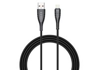 VEGER kabel USB A do Lightning 2,4A V105 1,2 m czarny