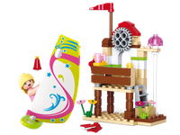 klocki sluban plaża surfing 84 el. m38-b0601