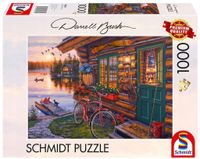 Relaksujące PUZZLE Do Układania GRA LOGICZNA Zestaw Puzzli DOM NAD JEZIOREM