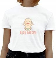 Koszulka z napisem DLA BABCI prezent