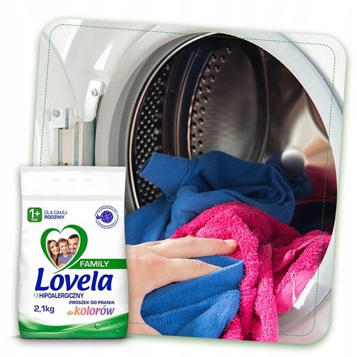 Zestaw Lovela Family Proszek do prania bieli i koloru 2 x 2,1 kg 56 prań na Arena.pl