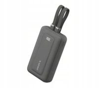 Powerbank Anker Zolo 10000mAh 30W wbudowany kabel USB-C i Lightning Czarny