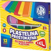 ND17_SZ-67404 Plastelina prostokątna 12 kolorów XXL Astra