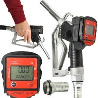 PISTOLET DO TANKOWANIA Z LICZNIKIEM LCD /CZARNY/