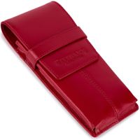 BELTIMORE etui skórzane piórnik na długopisy płaskie J001 czerwone