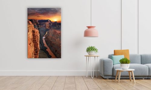 OBRAZ NA PŁÓTNIE 042 Kanion 60x90cm na Arena.pl