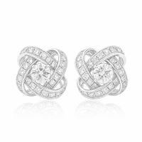 exclusive | kolczyki z białego złota z diamentami