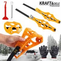 Uniwersalne łańcuchy zimowe śniegowe koła 93 cm 8x zestaw xxl KD5930