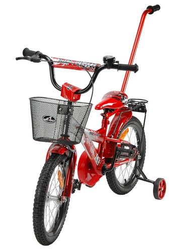 Rower 16 MEXLLER BMX sreb/czerw. + koszyk na Arena.pl