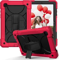 Etui do Samsung Galaxy Tab A 10.1” Podstawka i Pasek na Ramię Czerwone