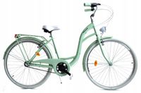 Rower Dallas City 28" 3spd - miętowy z białym
