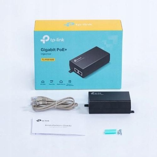 TP-Link Injector PoE+ 1Gbit (LAN+DC -> PoE 30W) nadajnik na Arena.pl