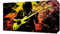 Obraz 50x30cm Gitarowa Pasja Na Elektryku