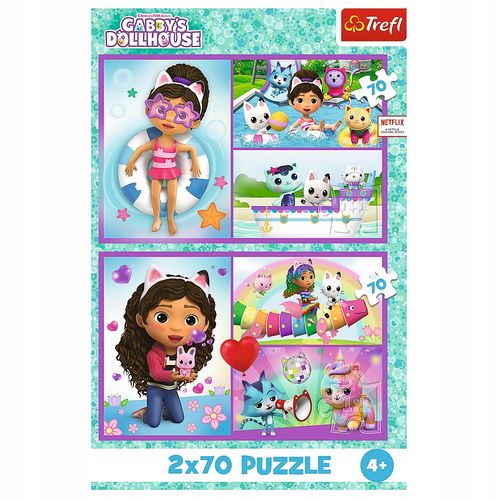 puzzle 2x70 baw się z gabby 34438 na Arena.pl