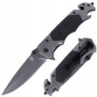 NÓŻ SKŁADANY SPRĘŻYNOWY RATOWNICZY DOMINATOR EDC DROP POINT FINKA