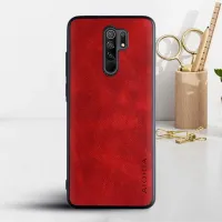 Etui AIORIA Vintage LEATHER do Xiaomi Redmi Note 8 Pro czerwony